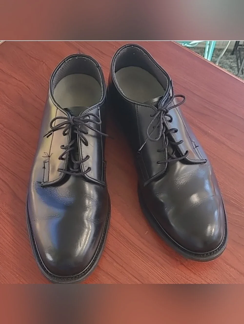 Bates Lites Mens size 13 classic black premium Leather formal dress shoes